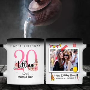 Cheers to 20 Years – Personalized Birthday Mug | 89Prints