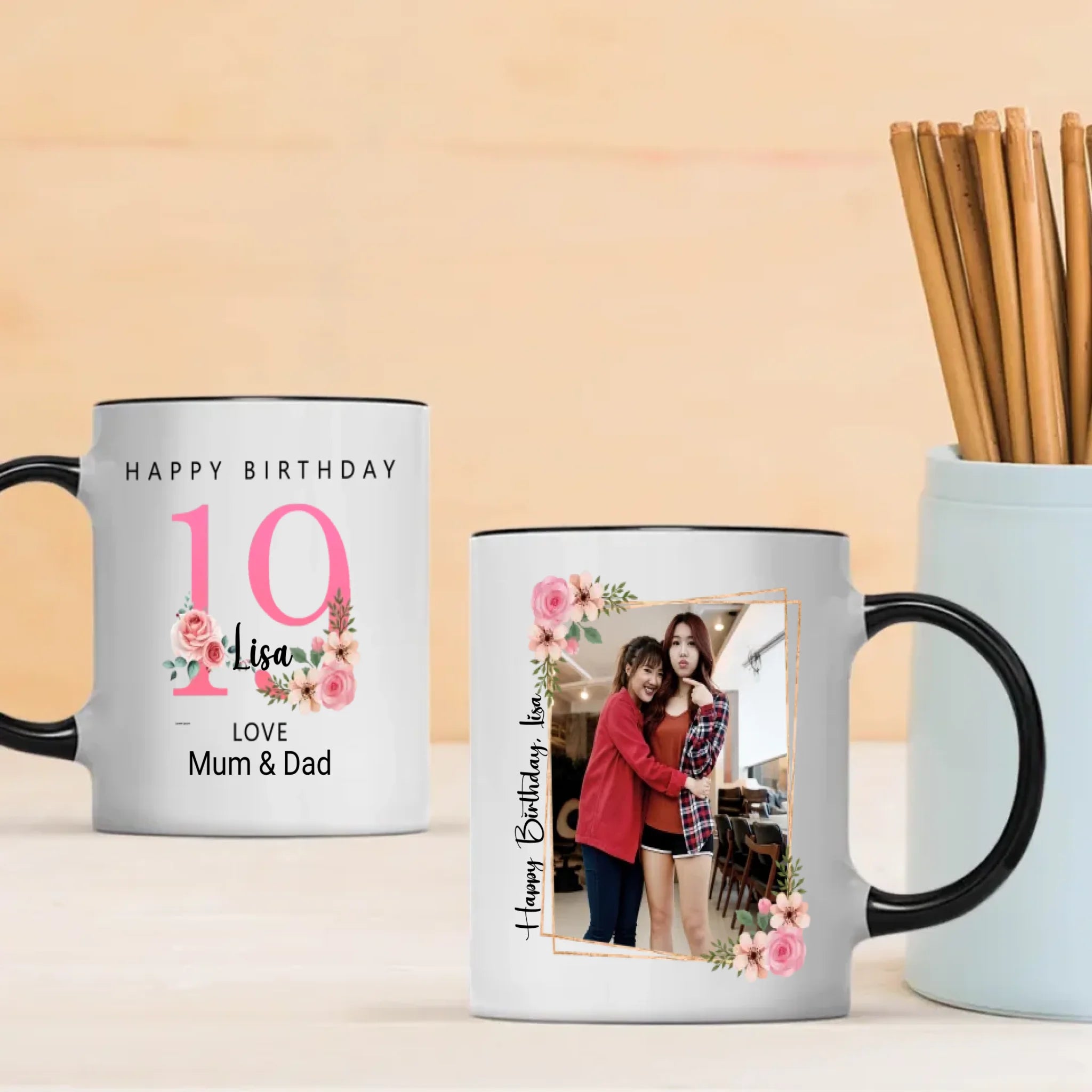Nineteen and Living the Dream – Custom Birthday Mug | 89Prints