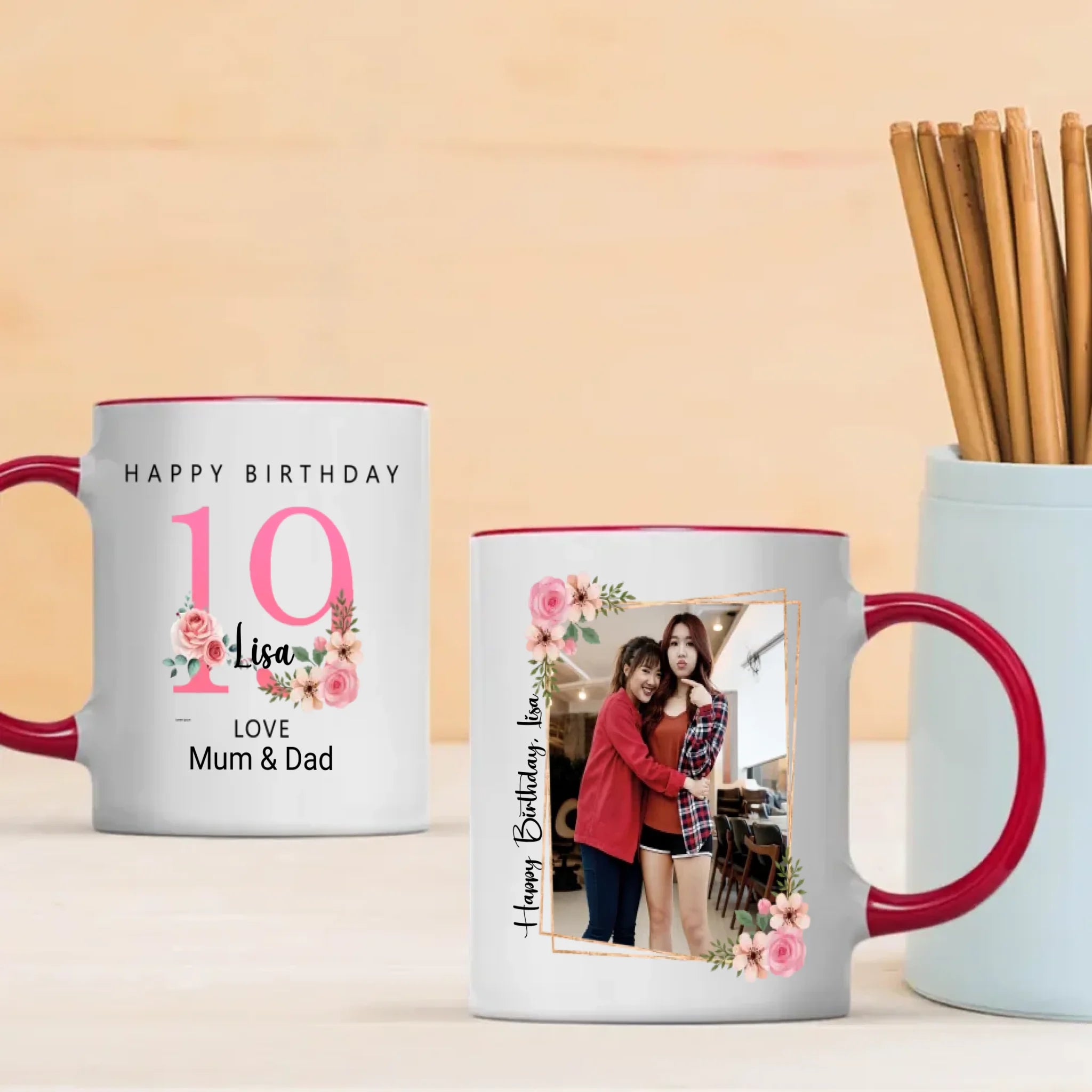 Nineteen and Living the Dream – Custom Birthday Mug | 89Prints