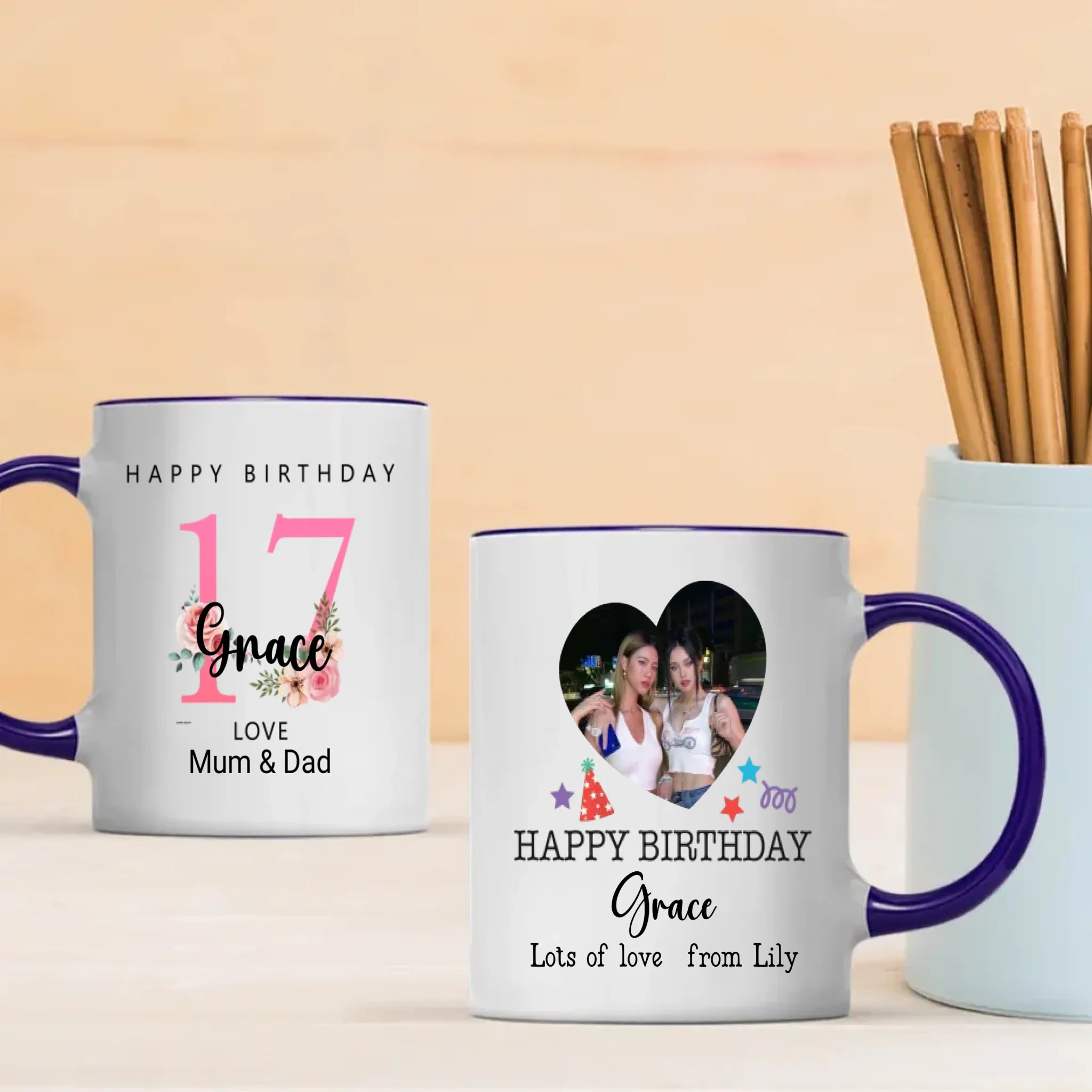 Turning 17 Never Looked So Cool – Custom Birthday Mug | 89Prints