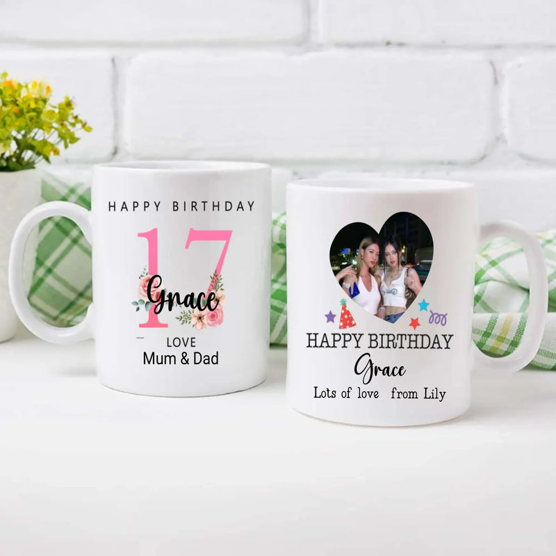 Turning 17 Never Looked So Cool – Custom Birthday Mug | 89Prints