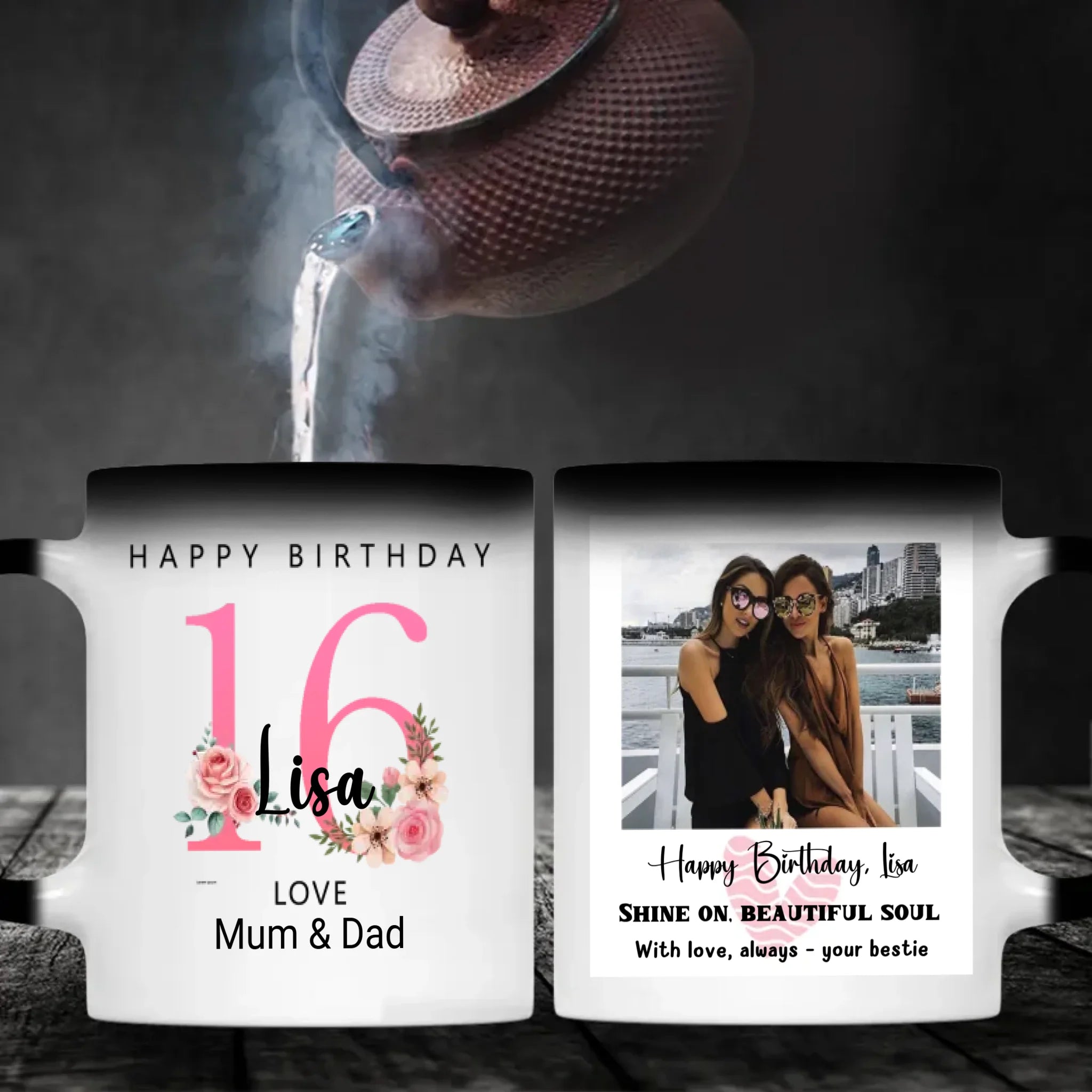 Sixteen and Shining – Personalized Birthday Mug | 89Prints