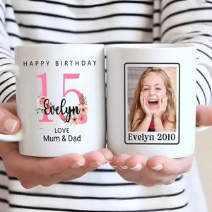Sweet 15 Birthday Mug – Custom Gift for Teens | 89Prints
