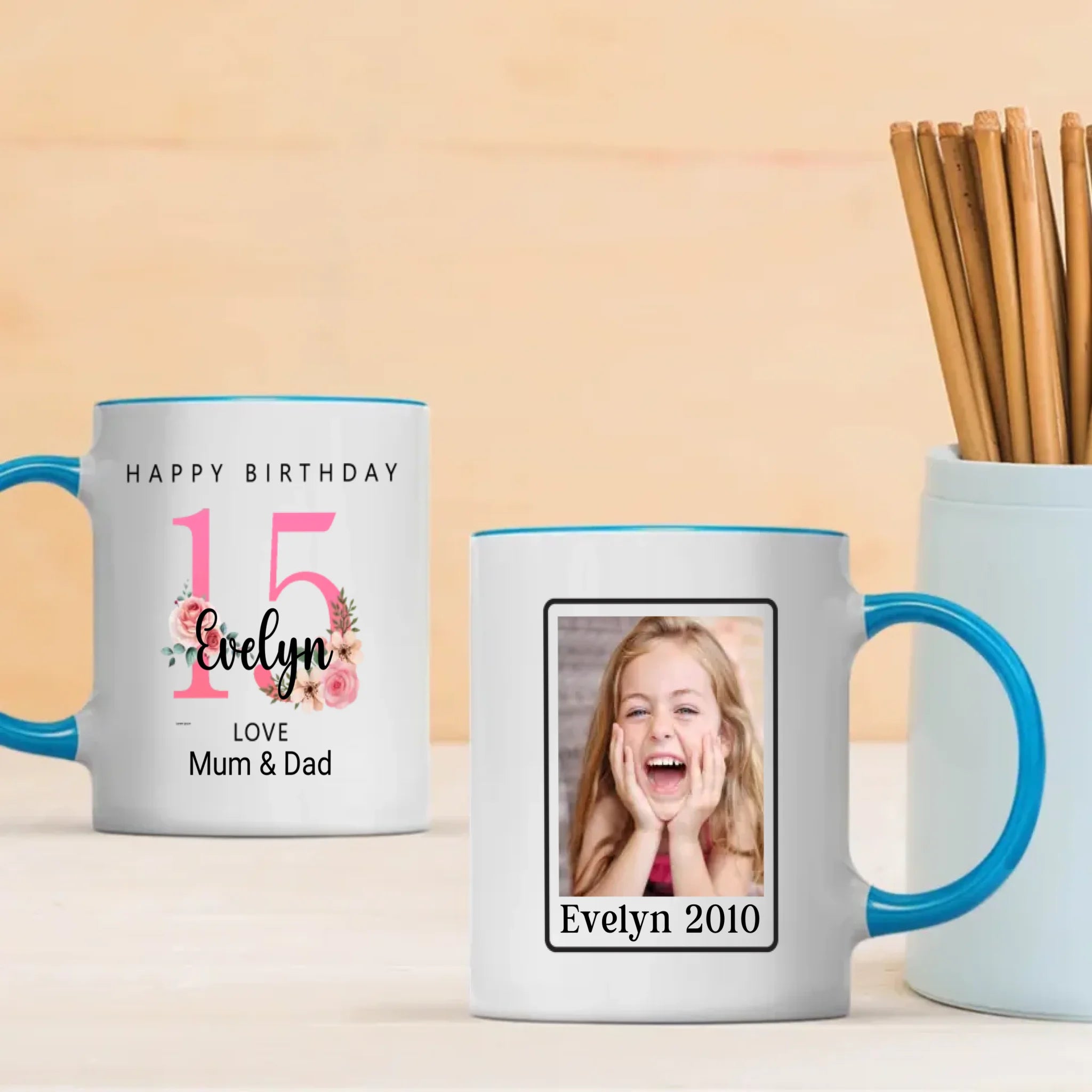 Sweet 15 Birthday Mug – Custom Gift for Teens | 89Prints