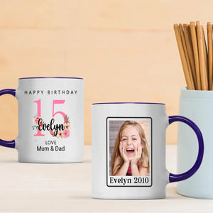 Sweet 15 Birthday Mug – Custom Gift for Teens | 89Prints