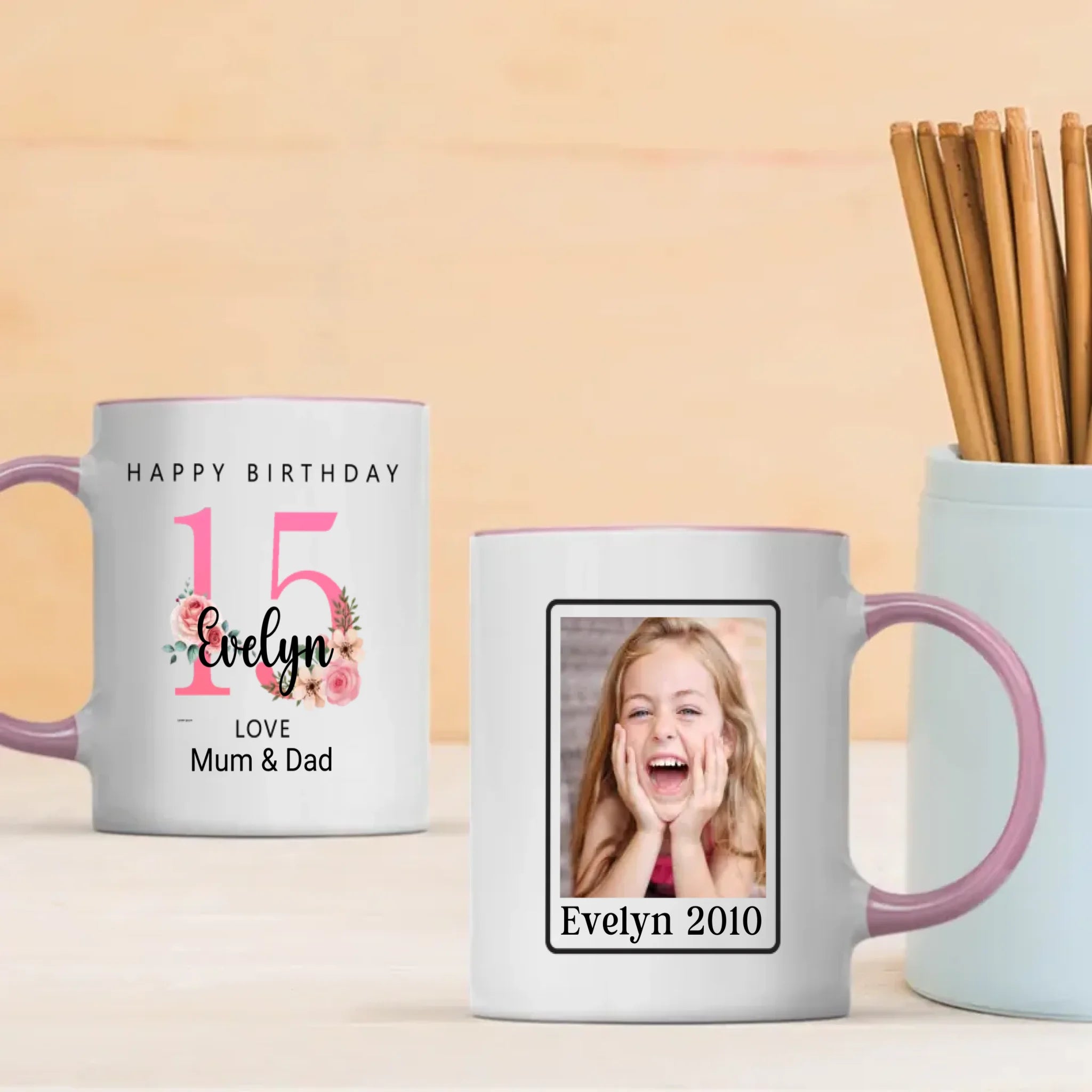 Sweet 15 Birthday Mug – Custom Gift for Teens | 89Prints