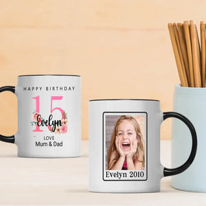 Sweet 15 Birthday Mug – Custom Gift for Teens | 89Prints
