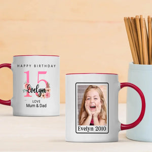Sweet 15 Birthday Mug – Custom Gift for Teens | 89Prints