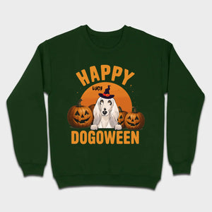 Happy Dogoween Shirt – Personalized Halloween Dog Tee with Custom Pet Name - 89Prints