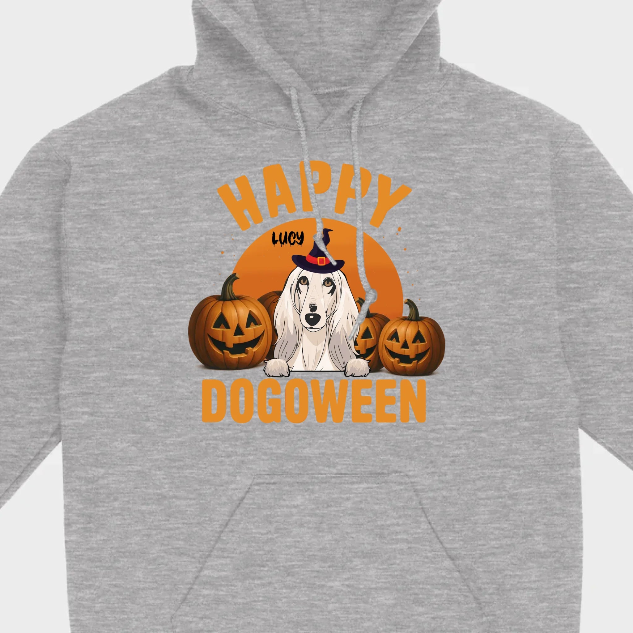 Happy Dogoween Shirt – Personalized Halloween Dog Tee with Custom Pet Name - 89Prints