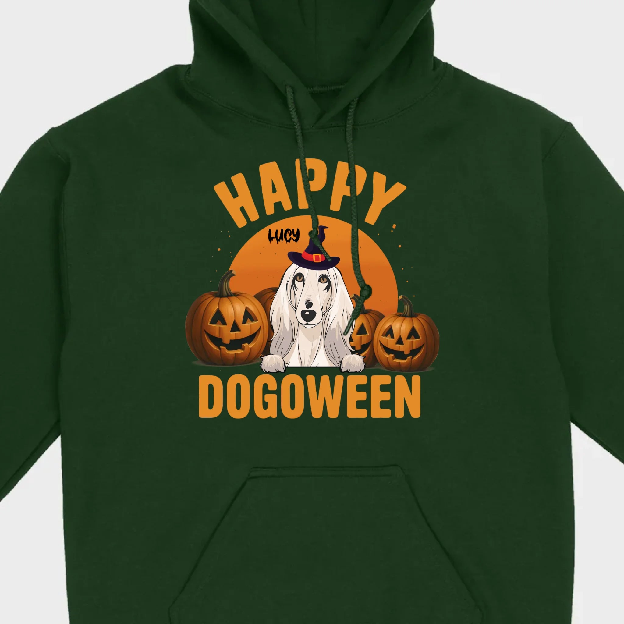 Happy Dogoween Shirt – Personalized Halloween Dog Tee with Custom Pet Name - 89Prints