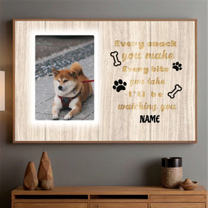 89Prints-Every Meal with My Dog by My Side – Custom Poster for Dog Lovers