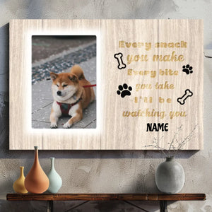 Every Meal with My Dog by My Side - Custom Canvas For Dogs