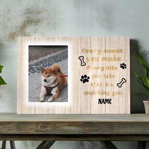 Every Meal with My Dog by My Side - Custom Canvas For Dogs