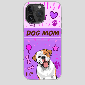Dog Mom Heart Case – Where Love Lives Forever - 89Prints