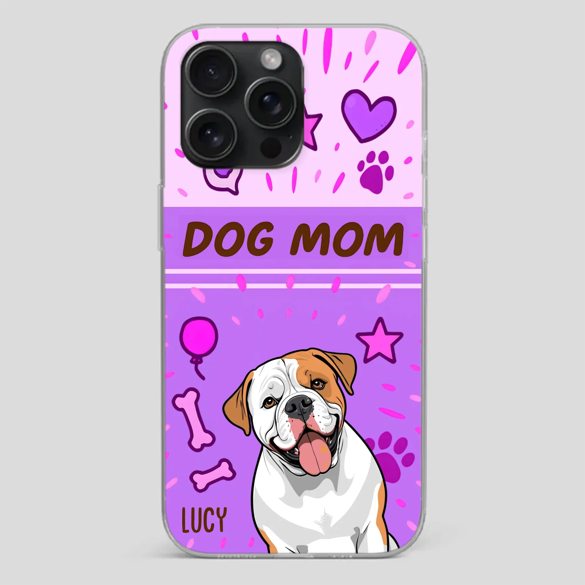 Dog Mom Heart Case – Where Love Lives Forever - 89Prints