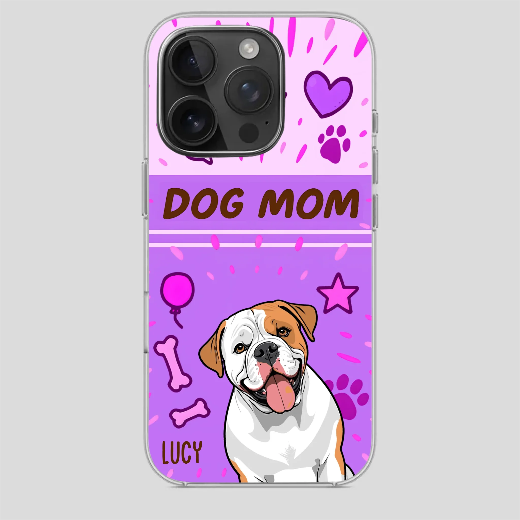 Dog Mom Heart Case – Where Love Lives Forever - 89Prints