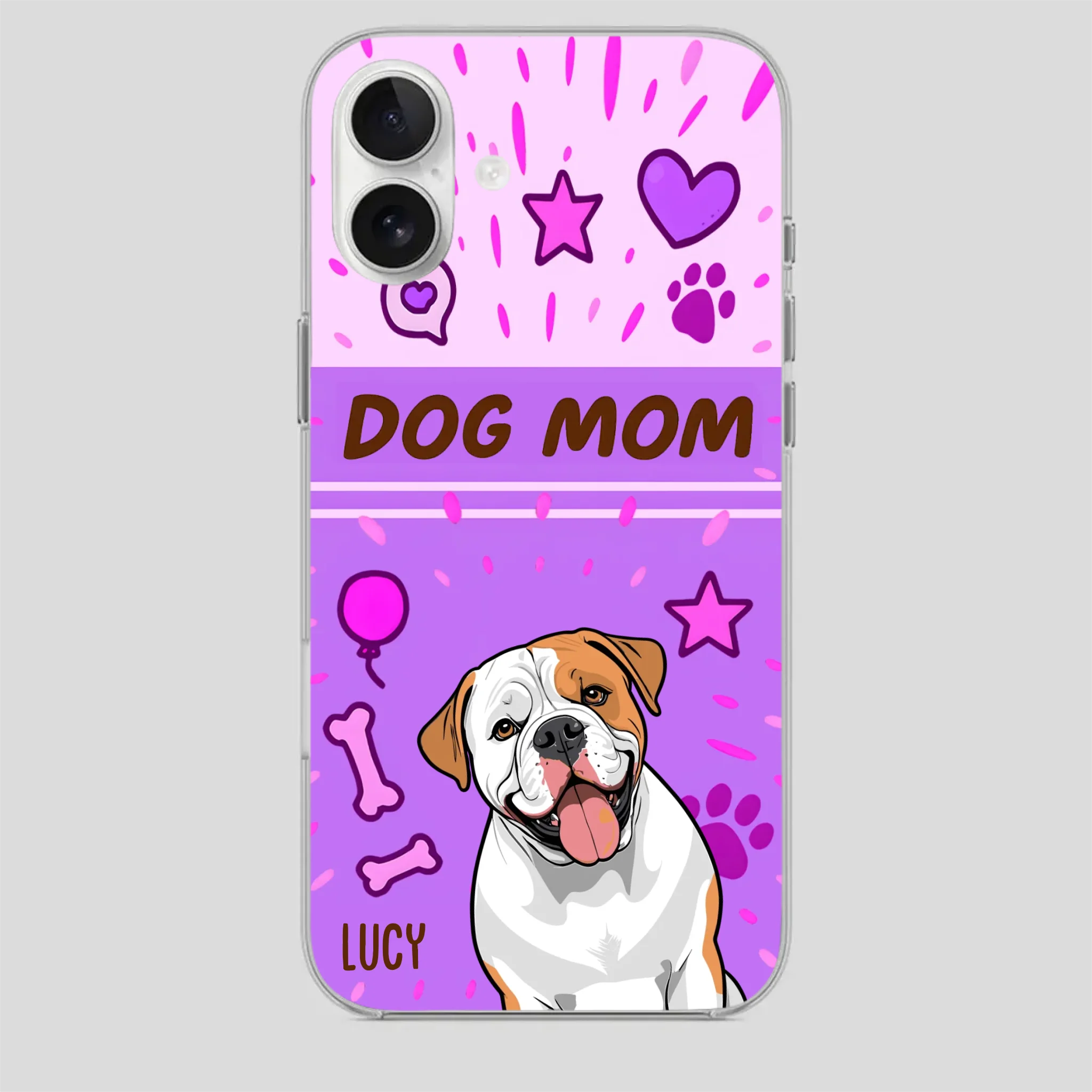 Dog Mom Heart Case – Where Love Lives Forever - 89Prints