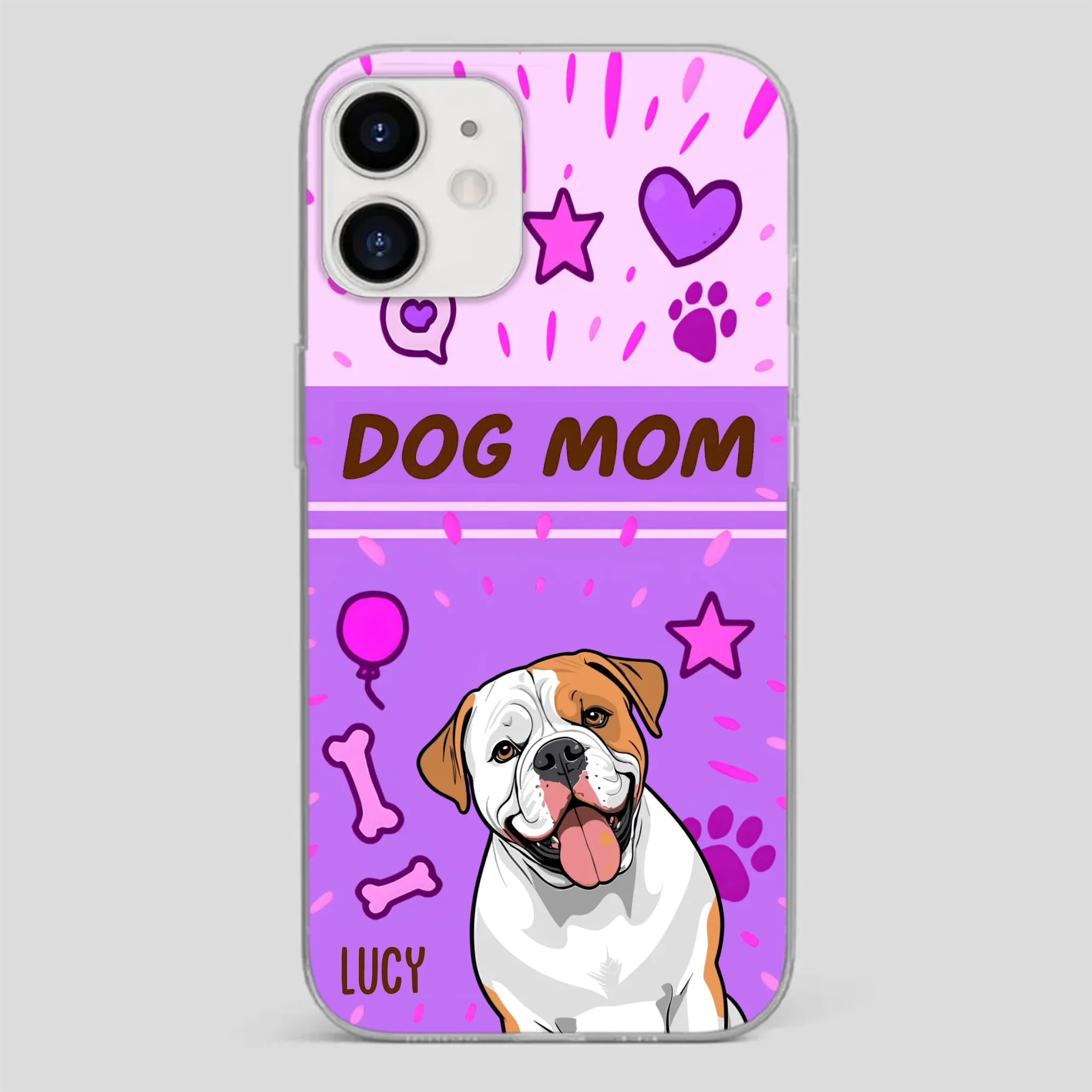 Dog Mom Heart Case – Where Love Lives Forever - 89Prints