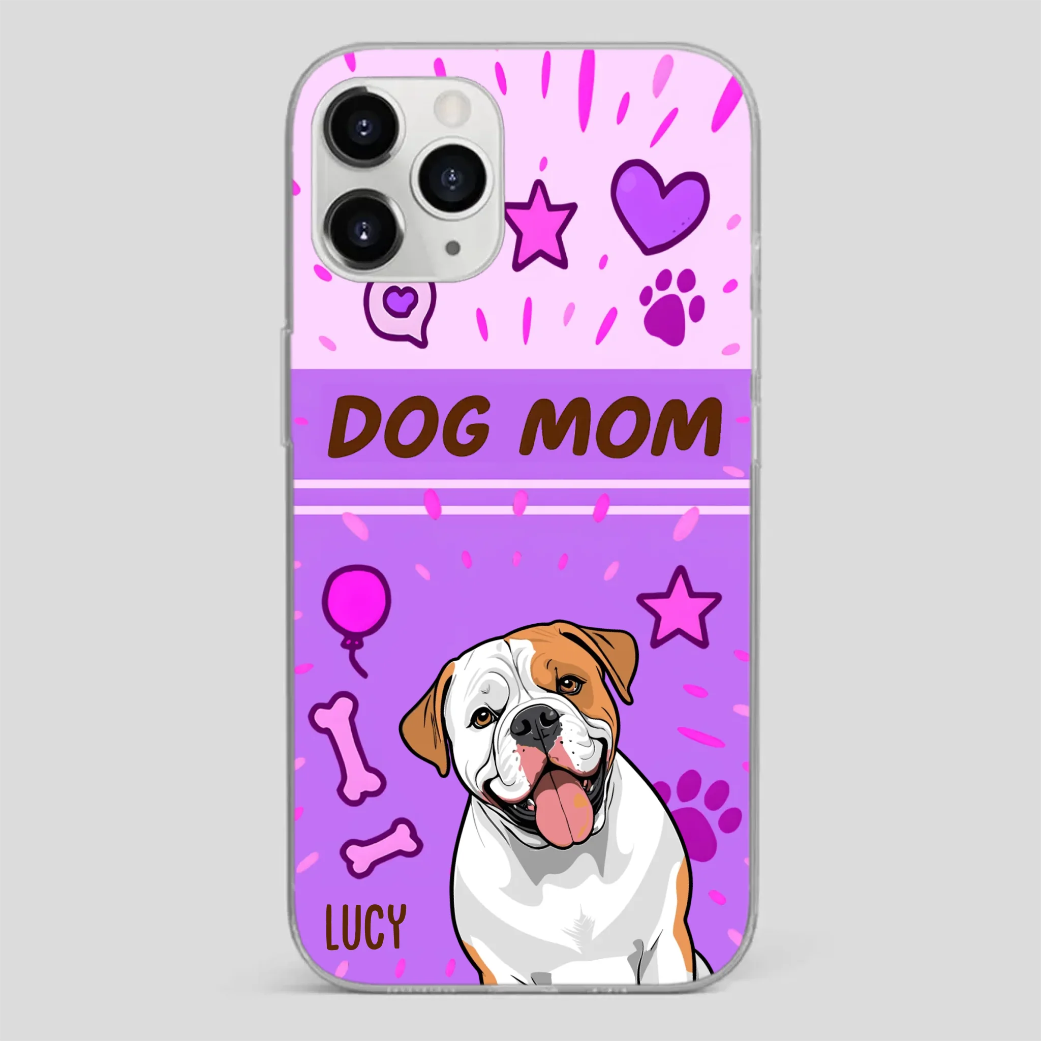 Dog Mom Heart Case – Where Love Lives Forever - 89Prints