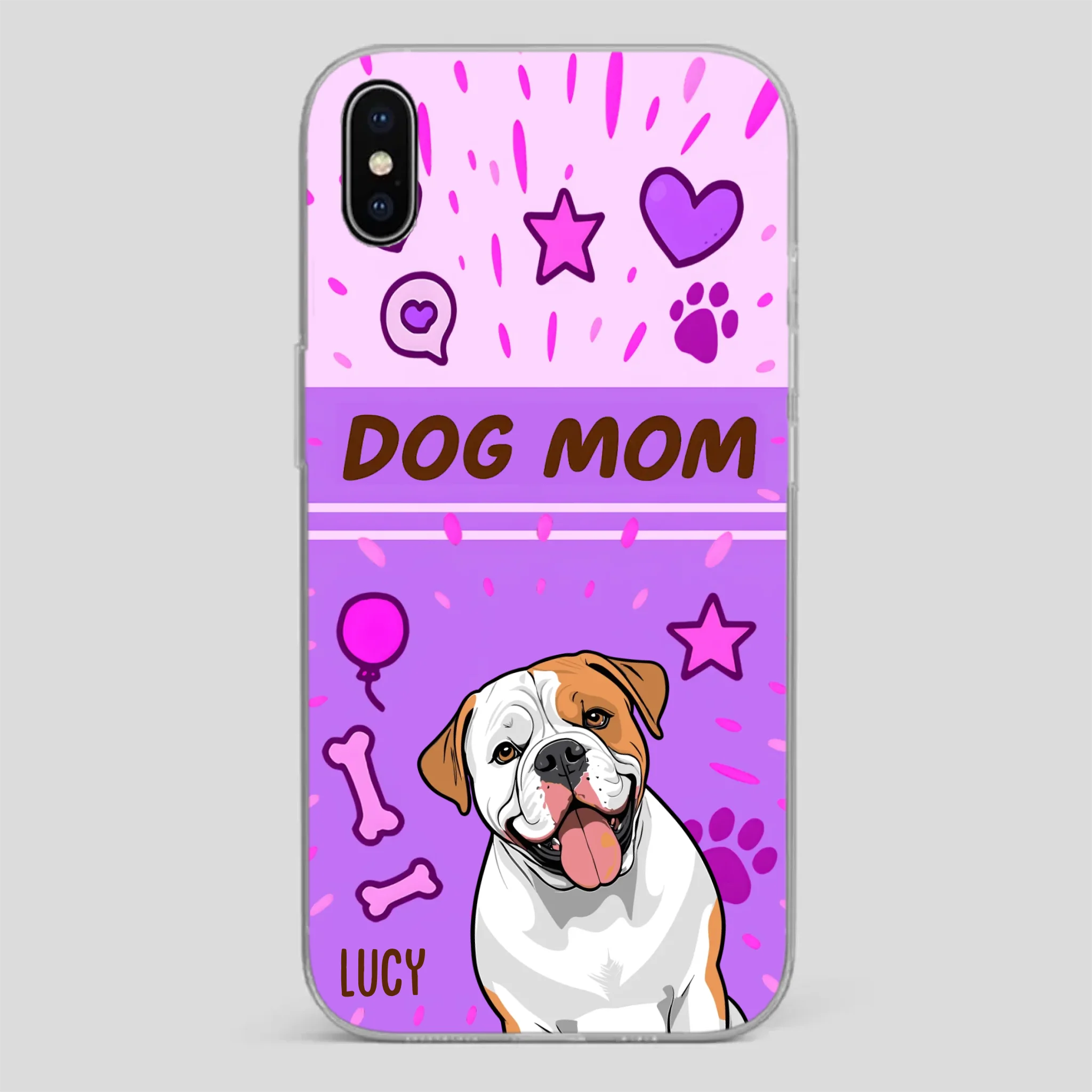 Dog Mom Heart Case – Where Love Lives Forever - 89Prints