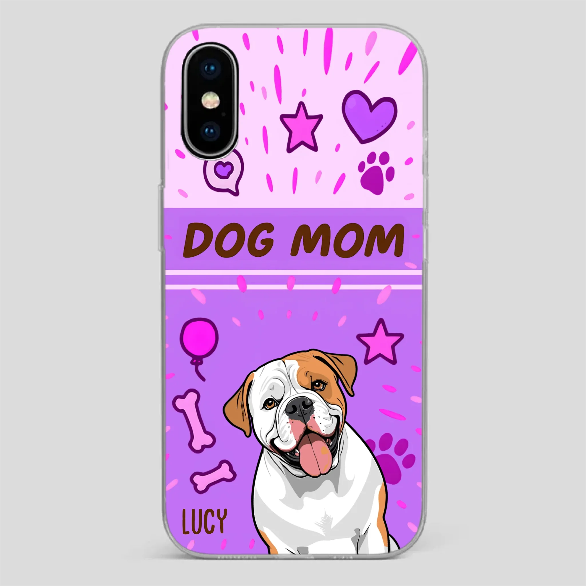 Dog Mom Heart Case – Where Love Lives Forever - 89Prints