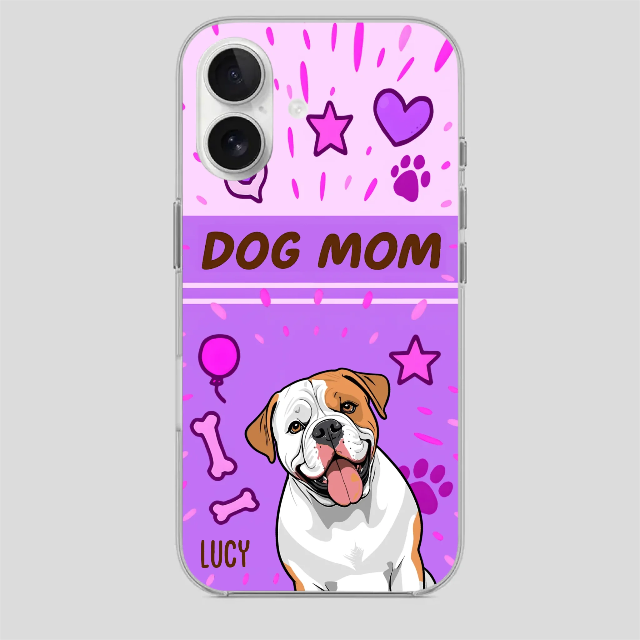 Dog Mom Heart Case – Where Love Lives Forever - 89Prints