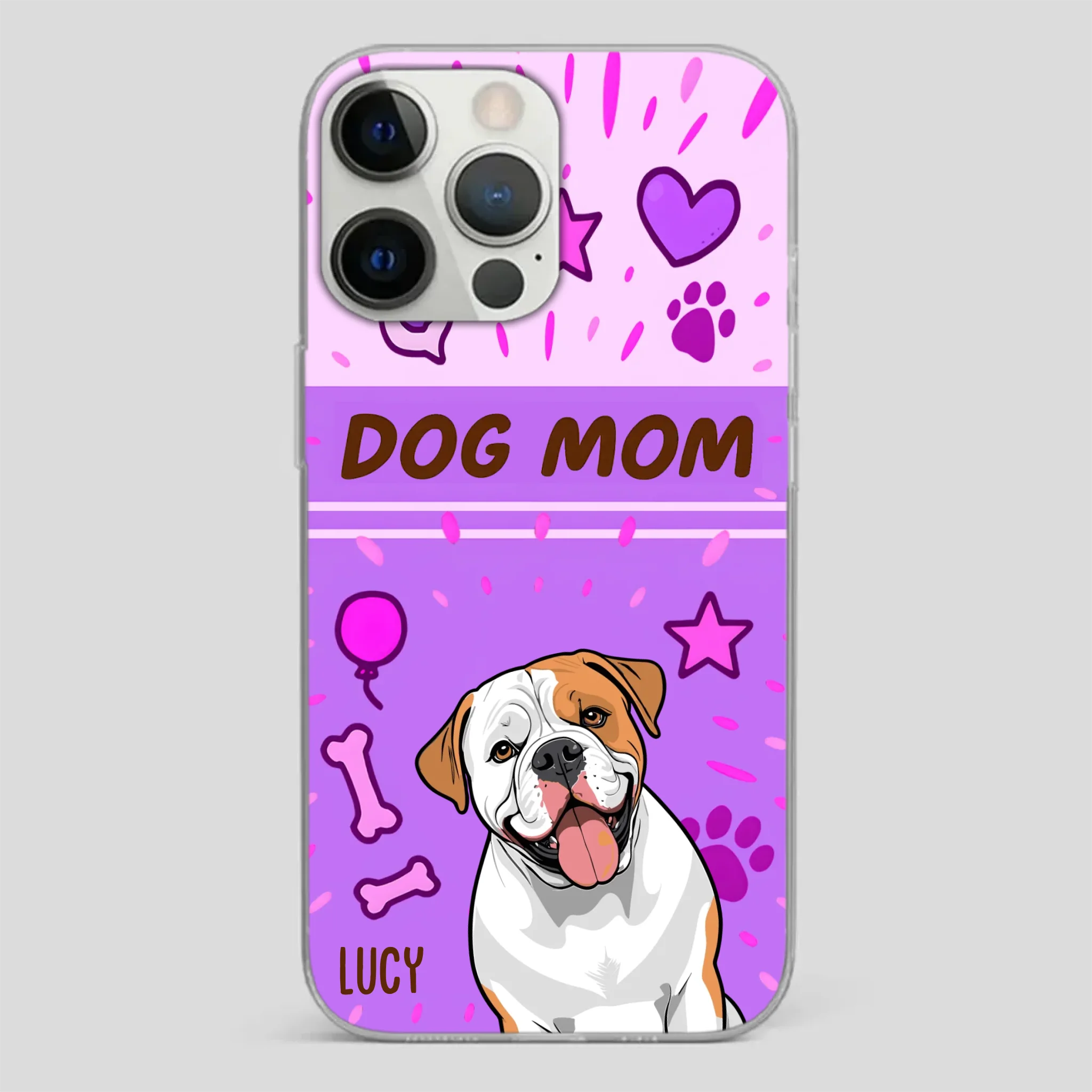 Dog Mom Heart Case – Where Love Lives Forever - 89Prints