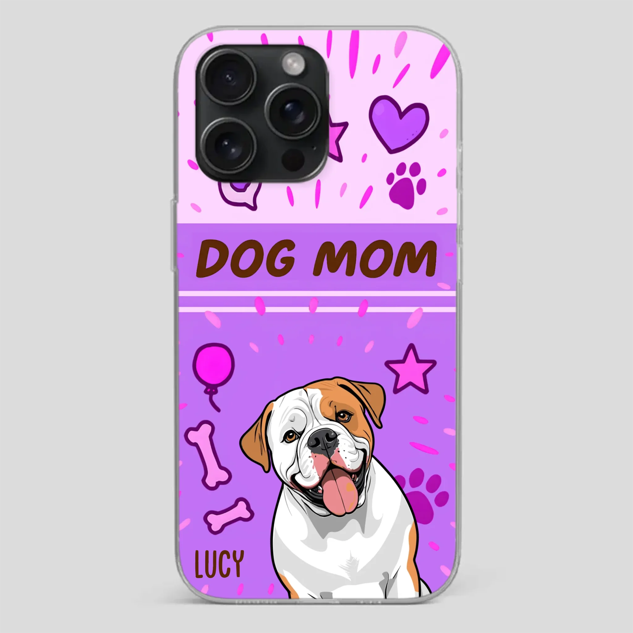 Dog Mom Heart Case – Where Love Lives Forever - 89Prints