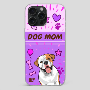 Dog Mom Heart Case – Where Love Lives Forever - 89Prints