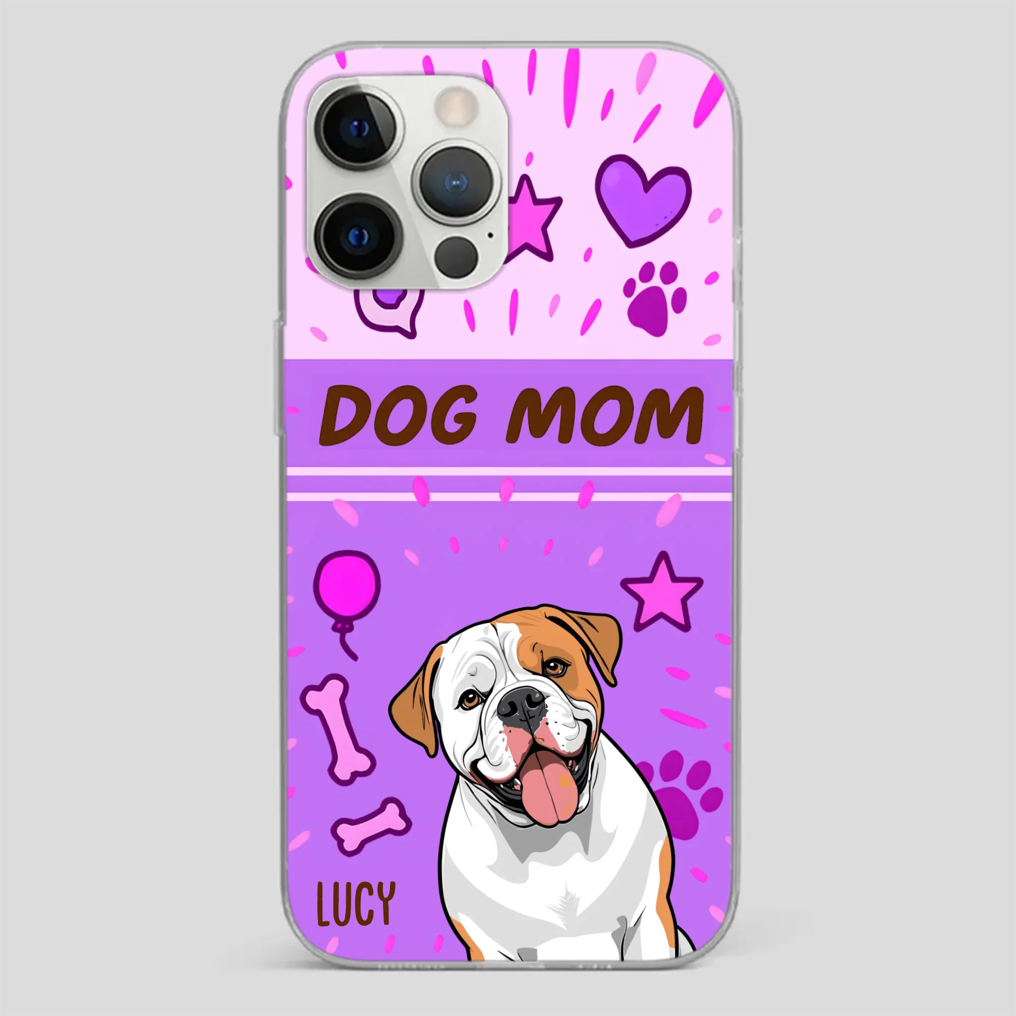 Dog Mom Heart Case – Where Love Lives Forever - 89Prints