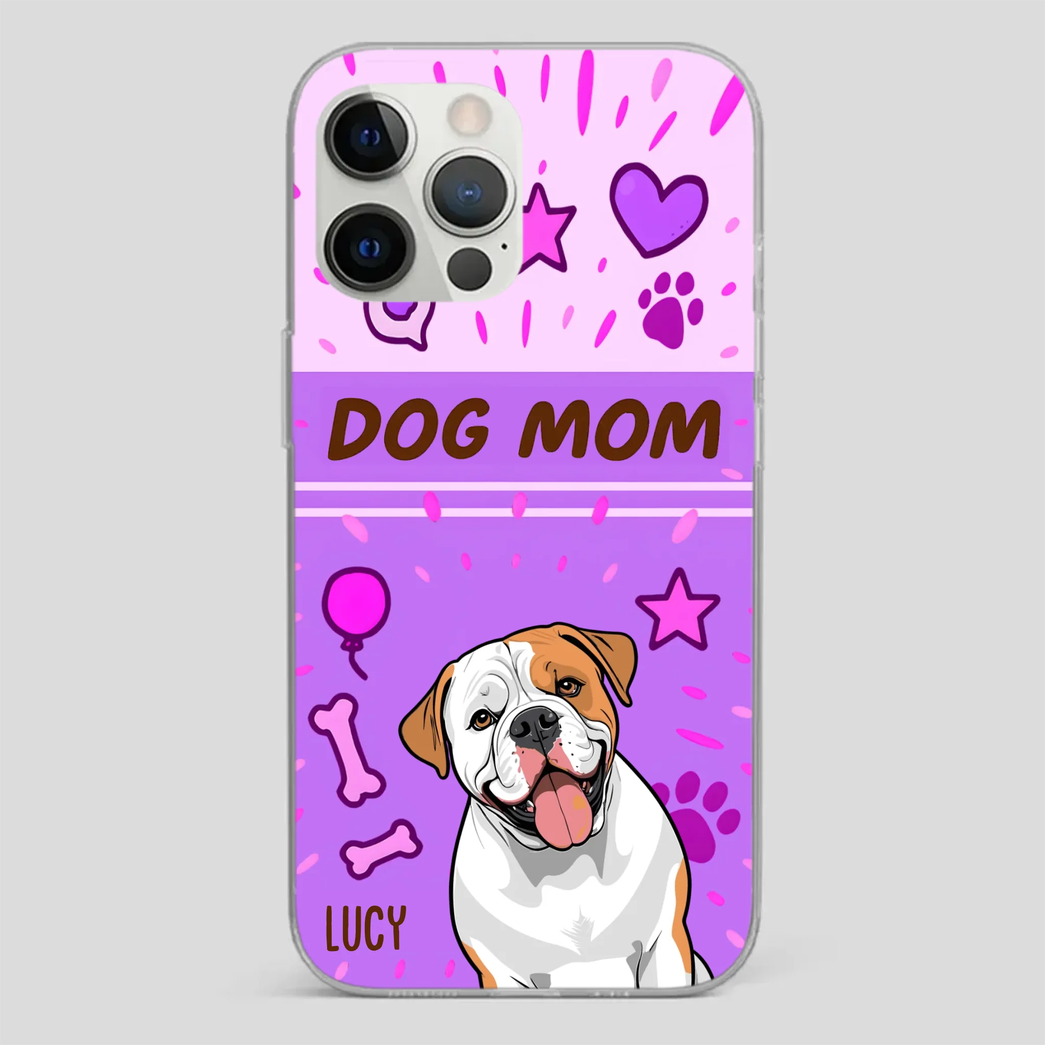 Dog Mom Heart Case – Where Love Lives Forever - 89Prints