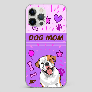 Dog Mom Heart Case – Where Love Lives Forever - 89Prints