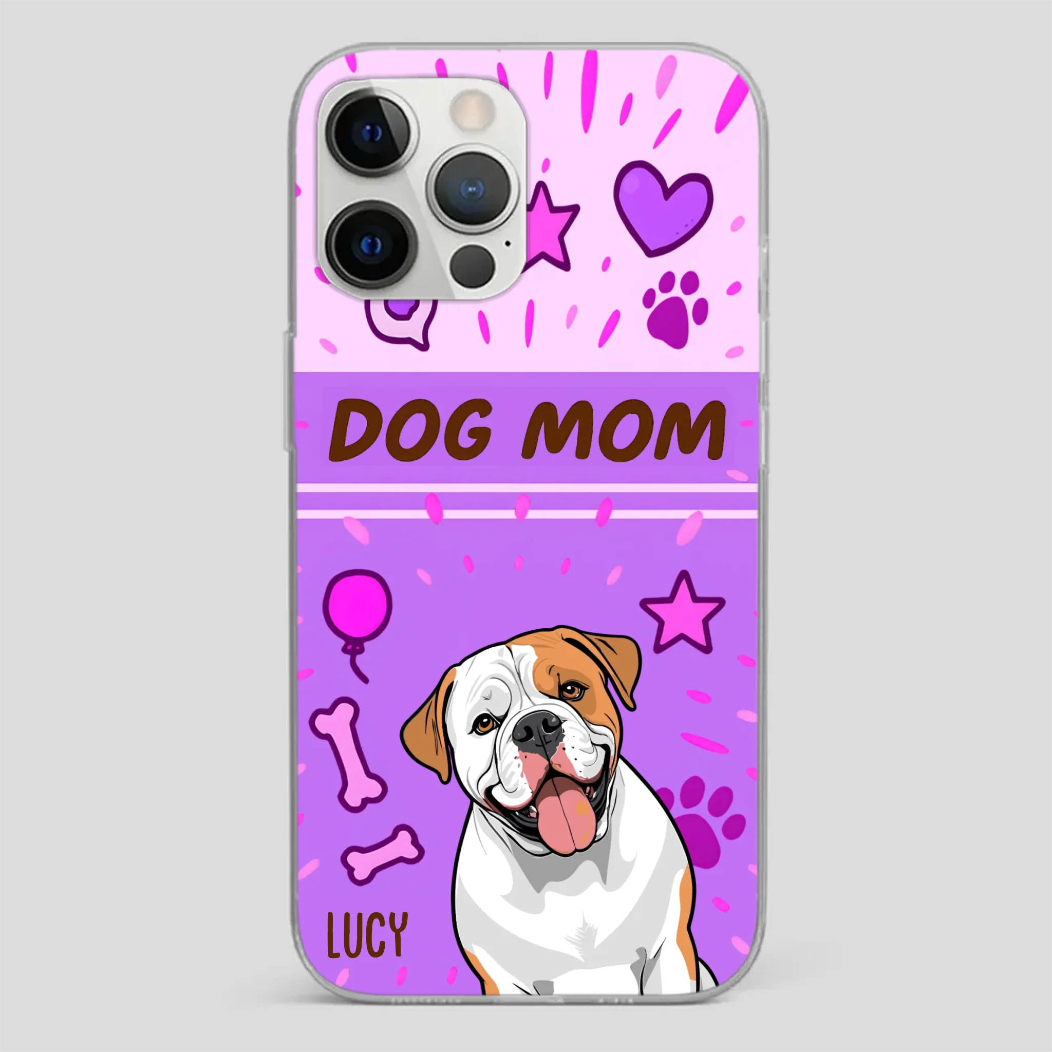 Dog Mom Heart Case – Where Love Lives Forever - 89Prints