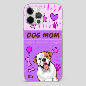 Dog Mom Heart Case – Where Love Lives Forever - 89Prints