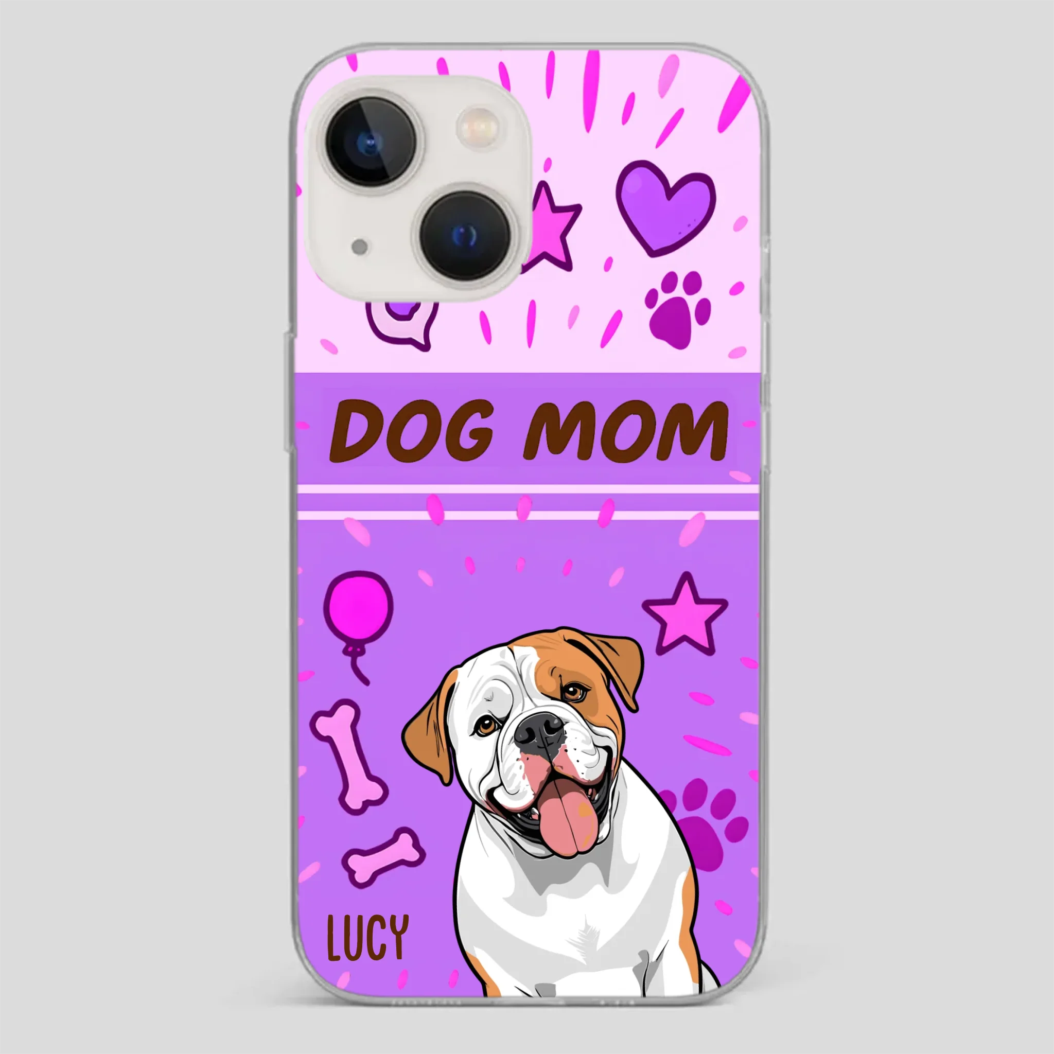 Dog Mom Heart Case – Where Love Lives Forever - 89Prints