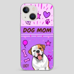 Dog Mom Heart Case – Where Love Lives Forever - 89Prints