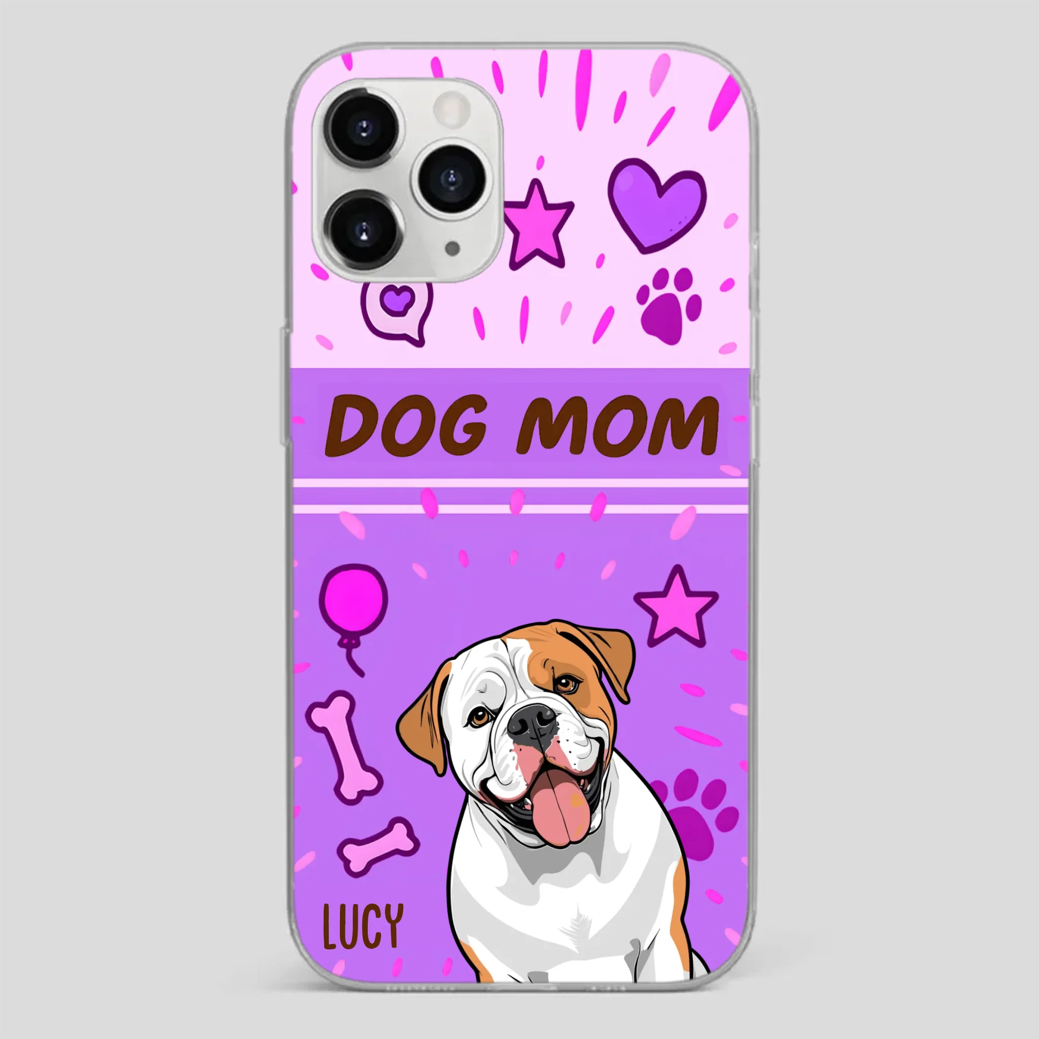 Dog Mom Heart Case – Where Love Lives Forever - 89Prints