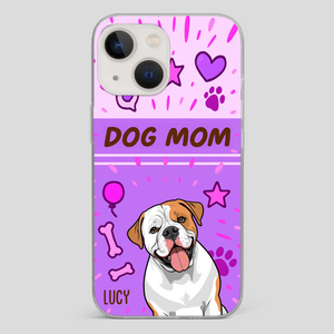 Dog Mom Heart Case – Where Love Lives Forever - 89Prints