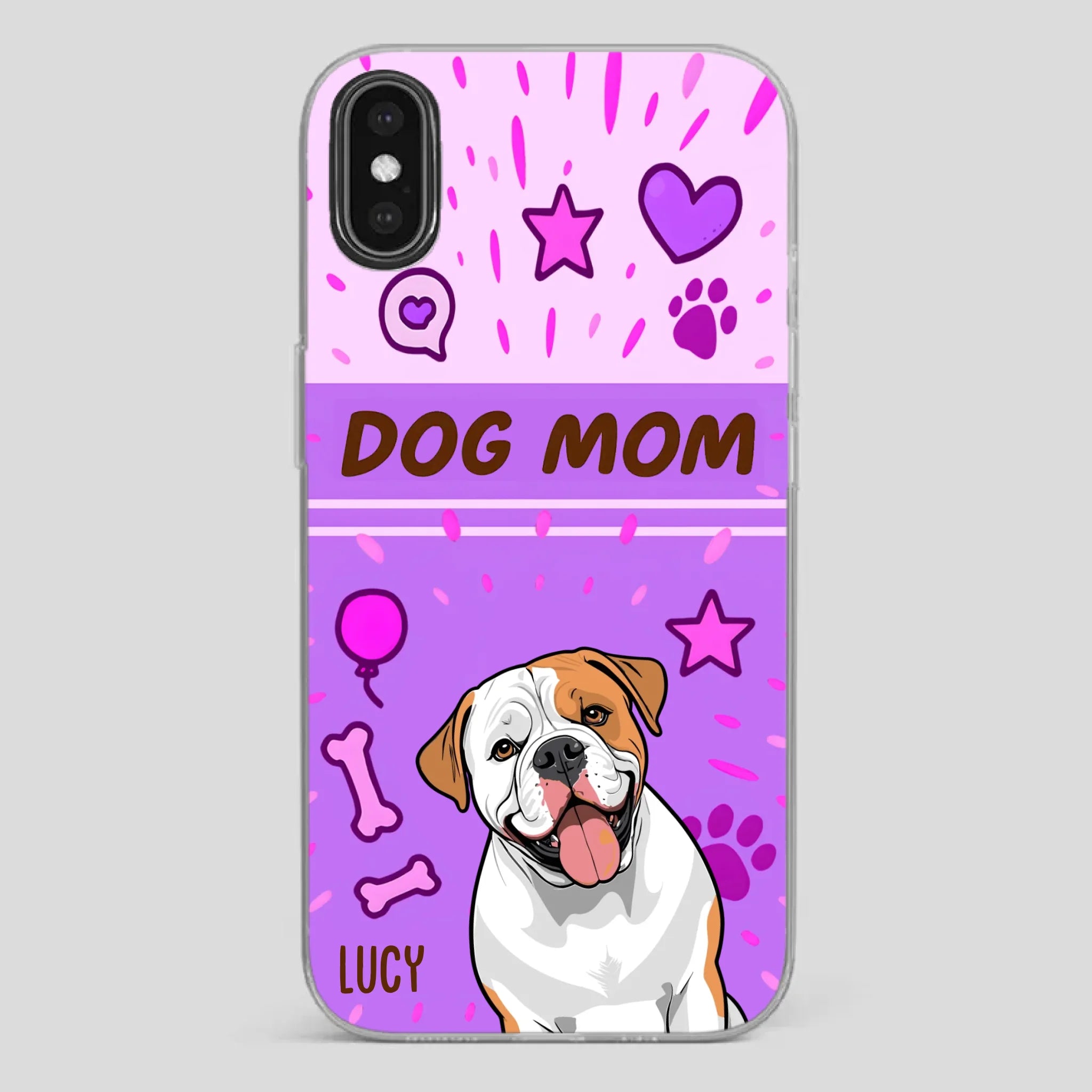 Dog Mom Heart Case – Where Love Lives Forever - 89Prints