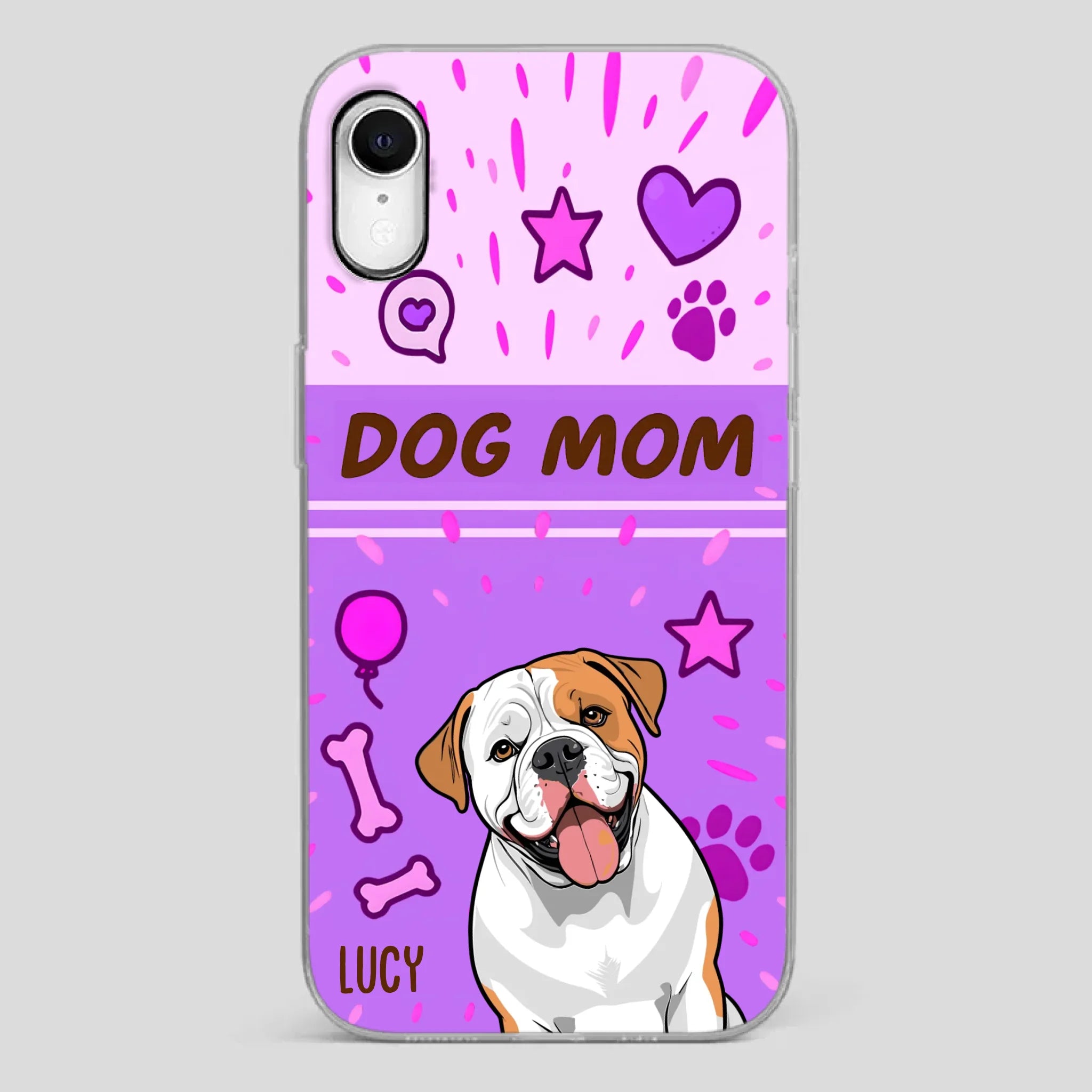 Dog Mom Heart Case – Where Love Lives Forever - 89Prints