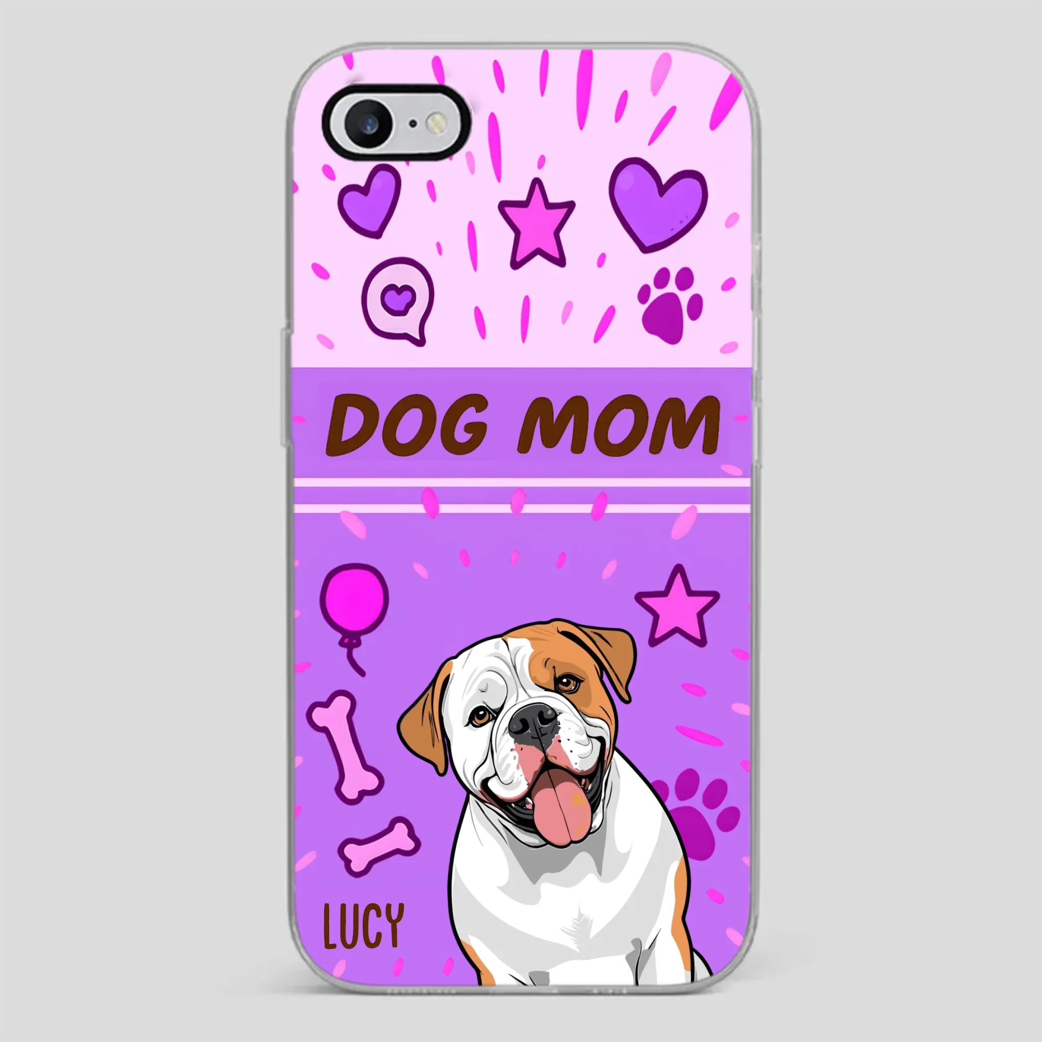 Dog Mom Heart Case – Where Love Lives Forever - 89Prints