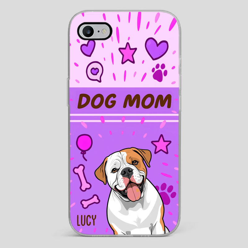 Dog Mom Heart Case – Where Love Lives Forever - 89Prints