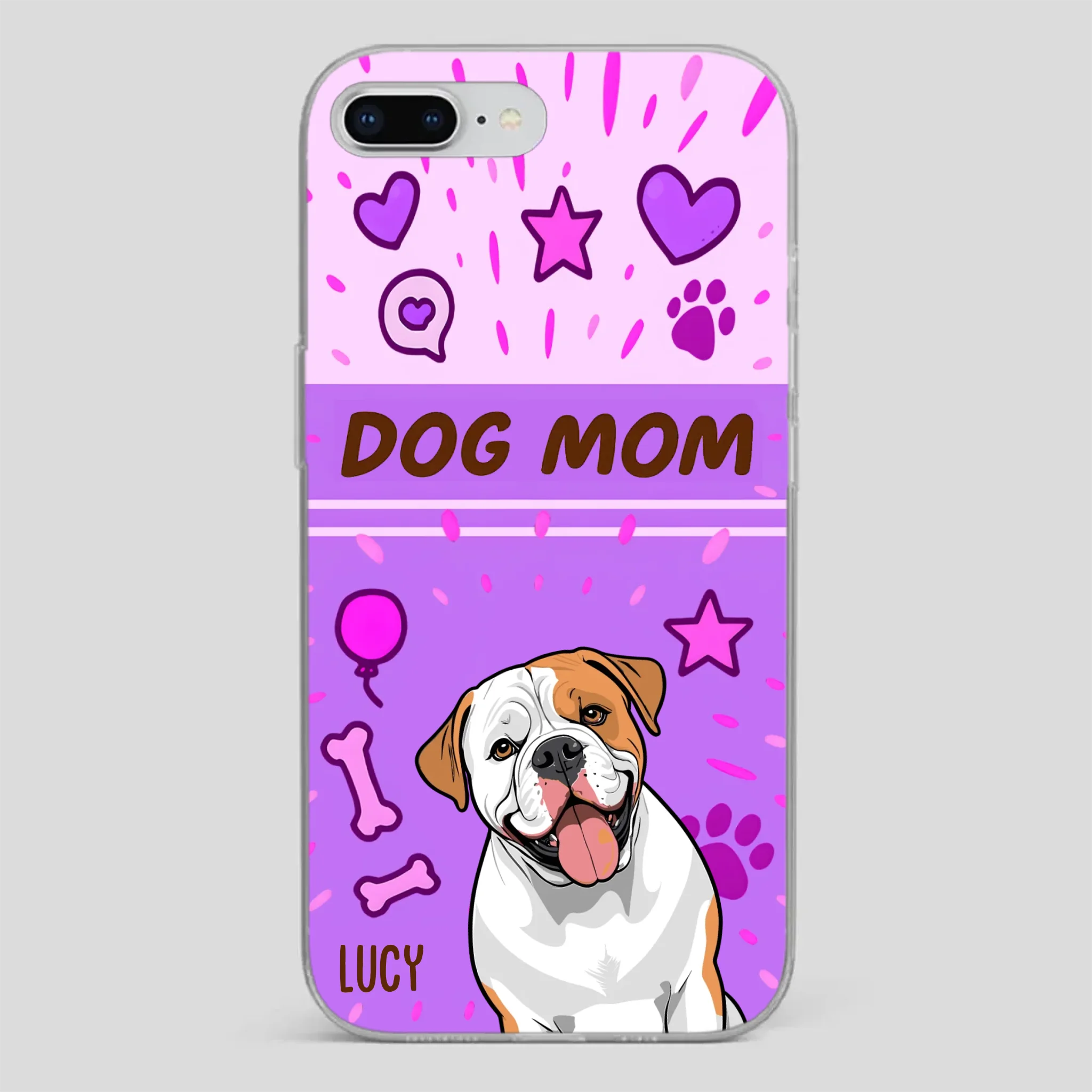 Dog Mom Heart Case – Where Love Lives Forever - 89Prints