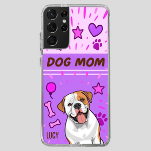 Dog Mom Heart Case – Where Love Lives Forever - 89Prints