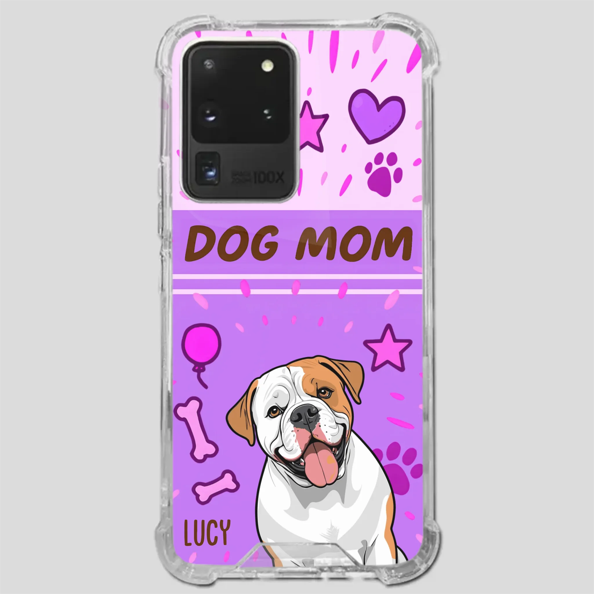 Dog Mom Heart Case – Where Love Lives Forever - 89Prints