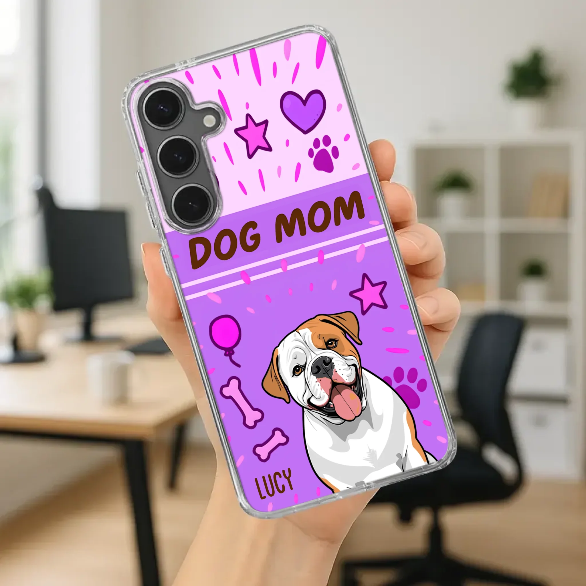 Dog Mom Heart Case – Where Love Lives Forever - 89Prints
