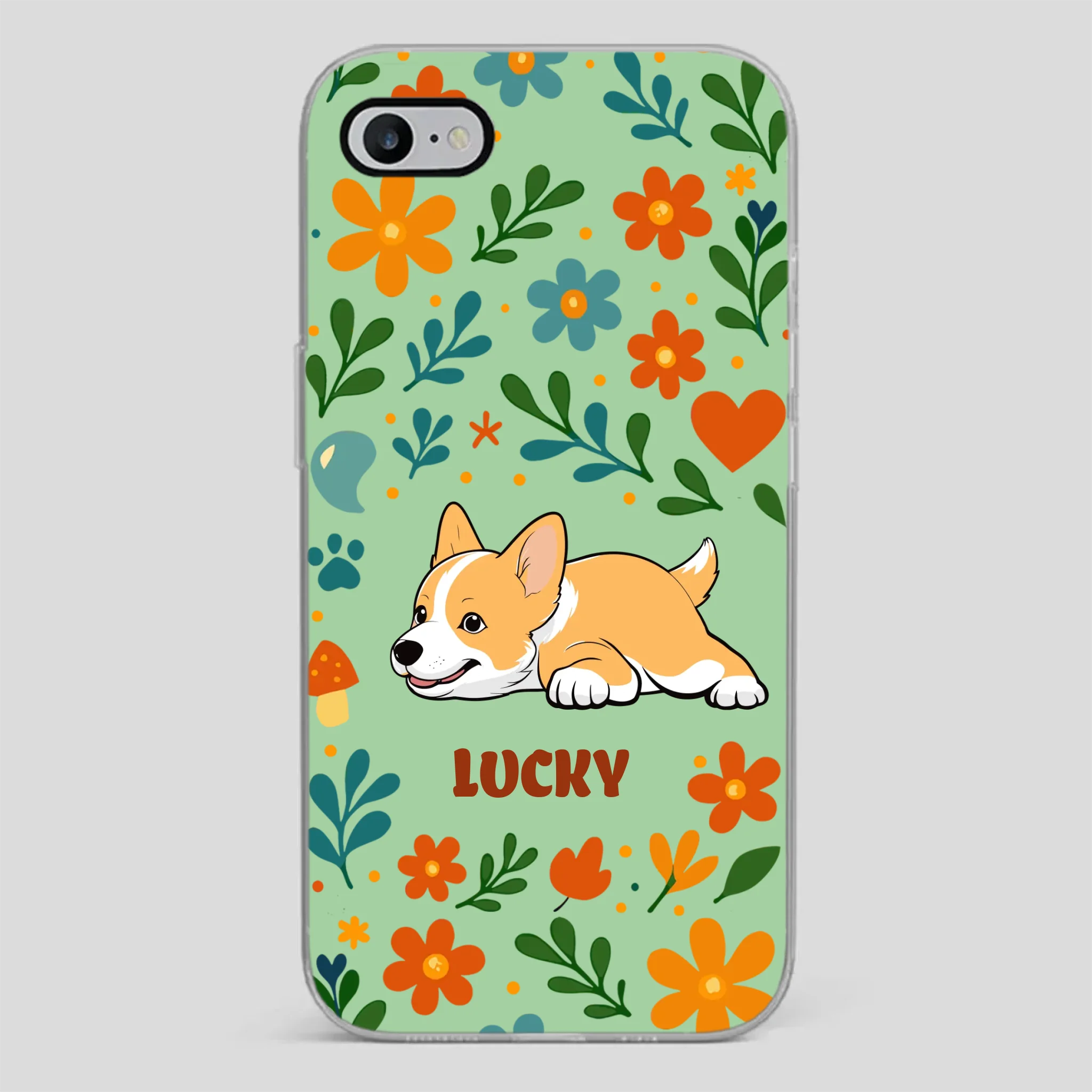 Soft Dog Phone Case – Gentle Design, Pure Love - 89Prints