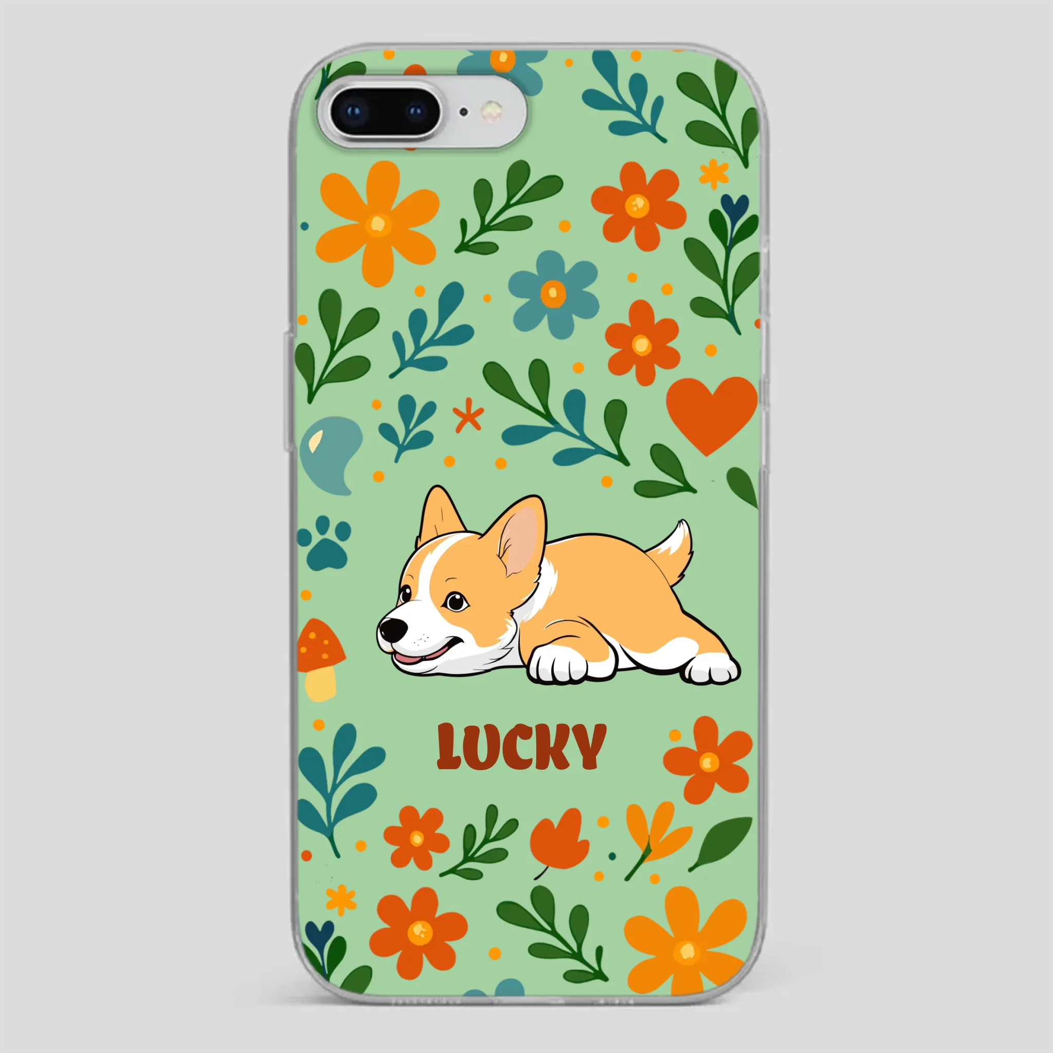 Soft Dog Phone Case – Gentle Design, Pure Love - 89Prints