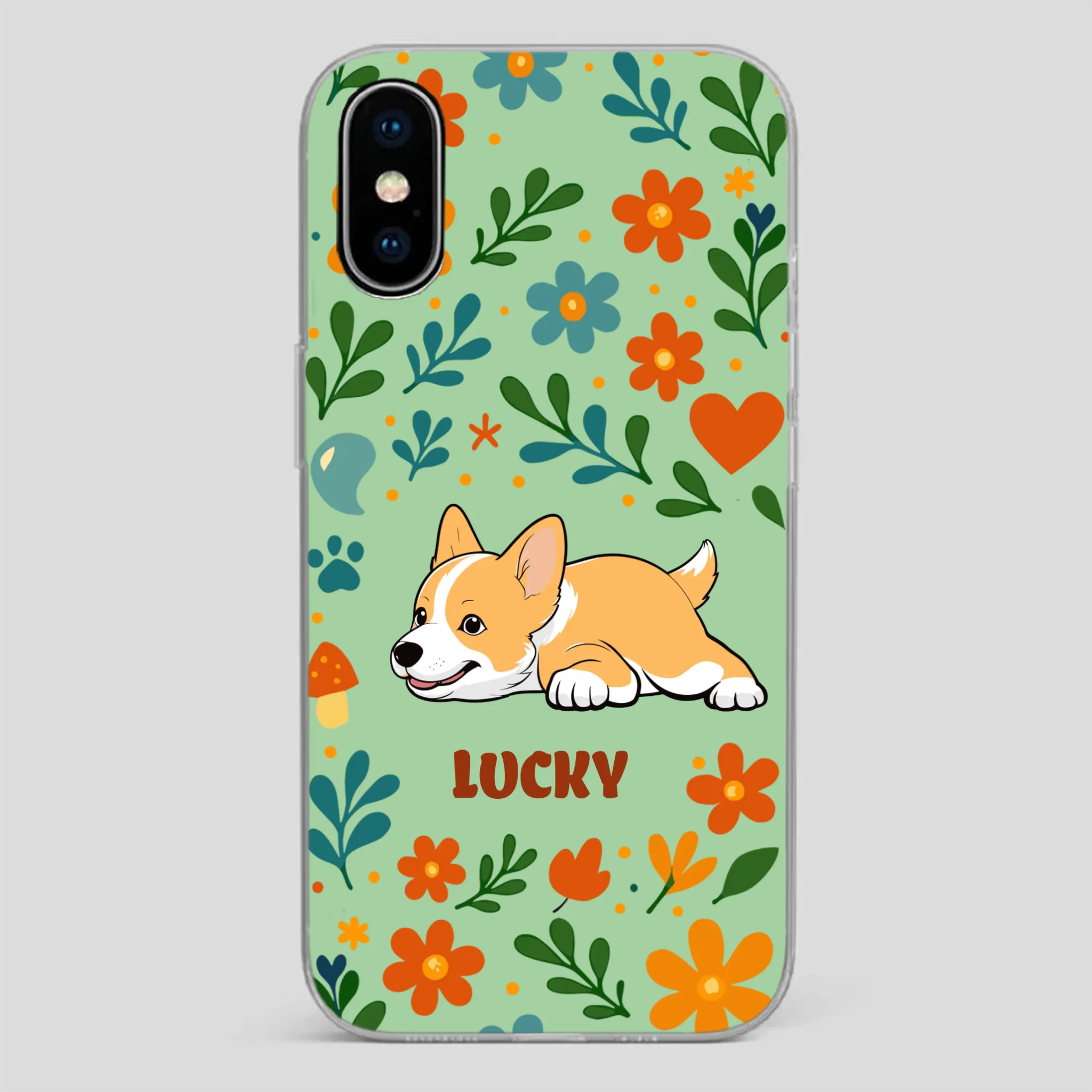 Soft Dog Phone Case – Gentle Design, Pure Love - 89Prints